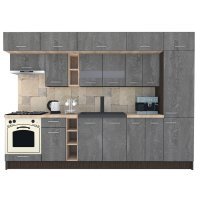 Bucatarie BIGMAR 310 A Wenge / Decor K352